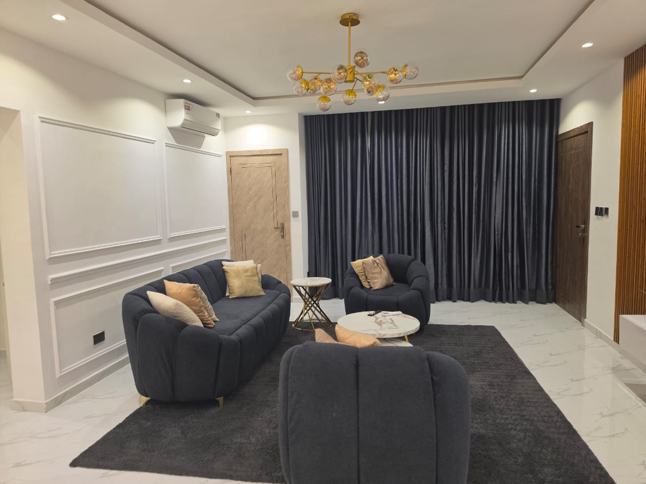 Second living room angle in Casa Zuri Lekki